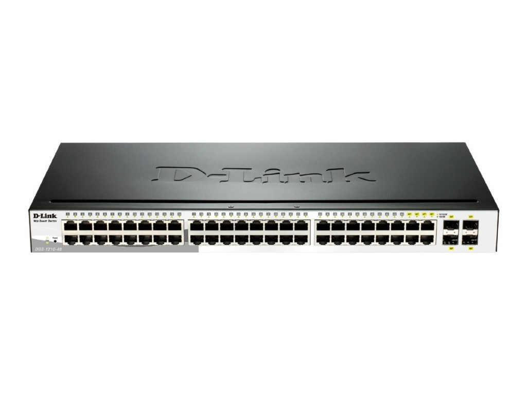 Комутатор D-Link 48-port 10/100/1000 Gigabit Smart Switch including 4 Combo 1000BaseT/SFP 9288.jpg