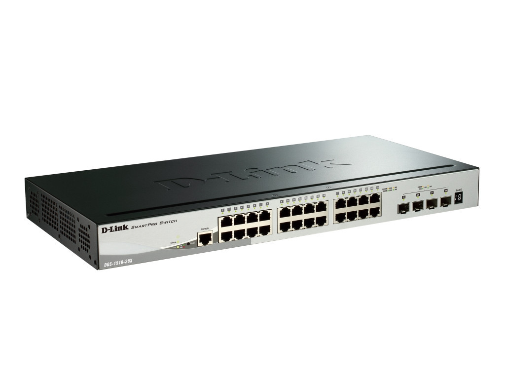 Комутатор D-Link 28-Port Gigabit Stackable Smart Managed Switch including 4 10G SFP+ 9295_1.jpg