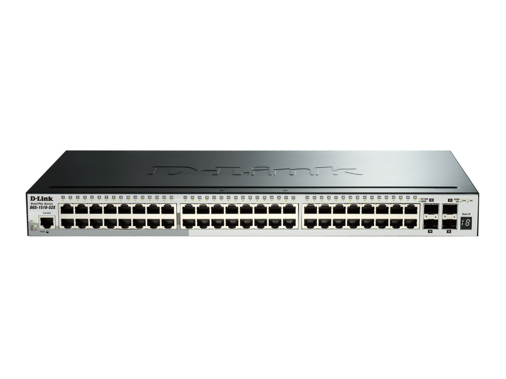 Комутатор D-Link 52-Port Gigabit Stackable Smart Managed Switch including 4 10G SFP+ 9297.jpg