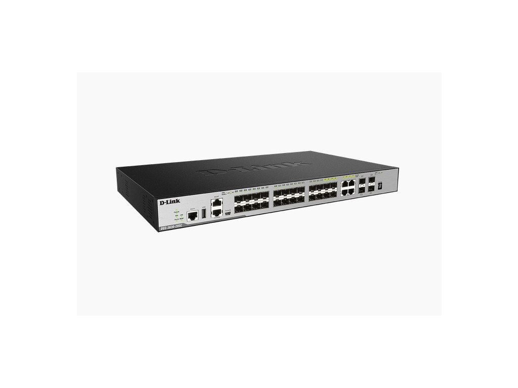 Комутатор D-Link xStack 20-port SFP Layer 3 Stackable Managed Gigabit Switch including 4-port Combo 1000BaseT/SFP plus 4 10GE SFP+ 9304_1.jpg