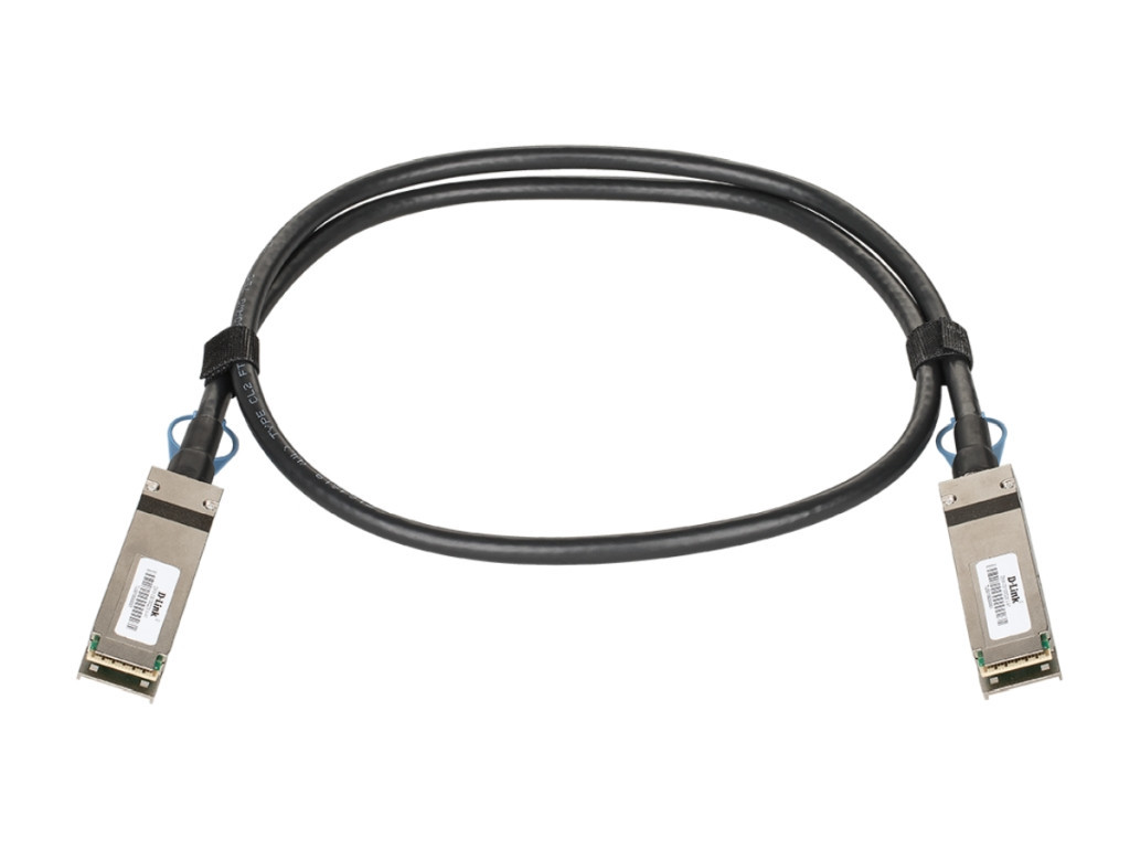 Кабел D-Link 100G QSFP28 to QSFP28 1 m Direct Attach Stacking Cable 9330.jpg