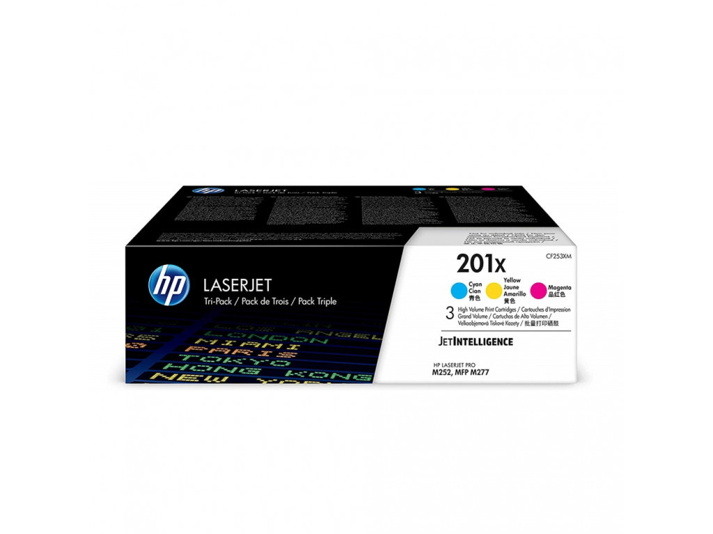 Консуматив HP 201X 3-pack High Yield Cyan/Magenta/Yellow Original LaserJet Toner Cartridges 13386.jpg