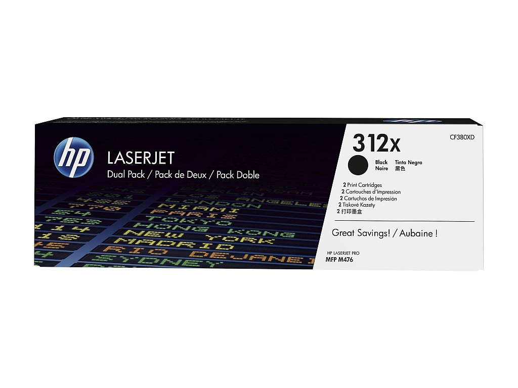 Консуматив HP 312X 2-pack High Yield Black LaserJet Toner Cartridges (CF380XD) 13413.jpg