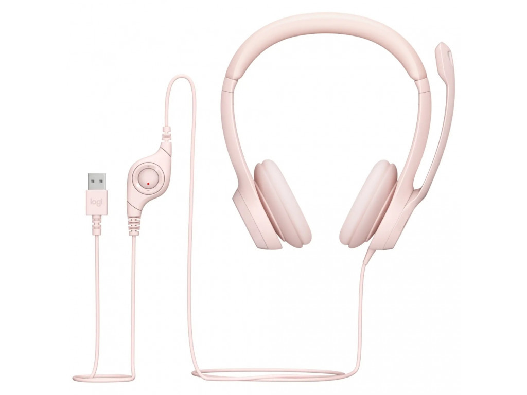 Слушалки Logitech H390 USB Computer Headset - ROSE - USB - N/A - EMEA-914 22725_1.jpg