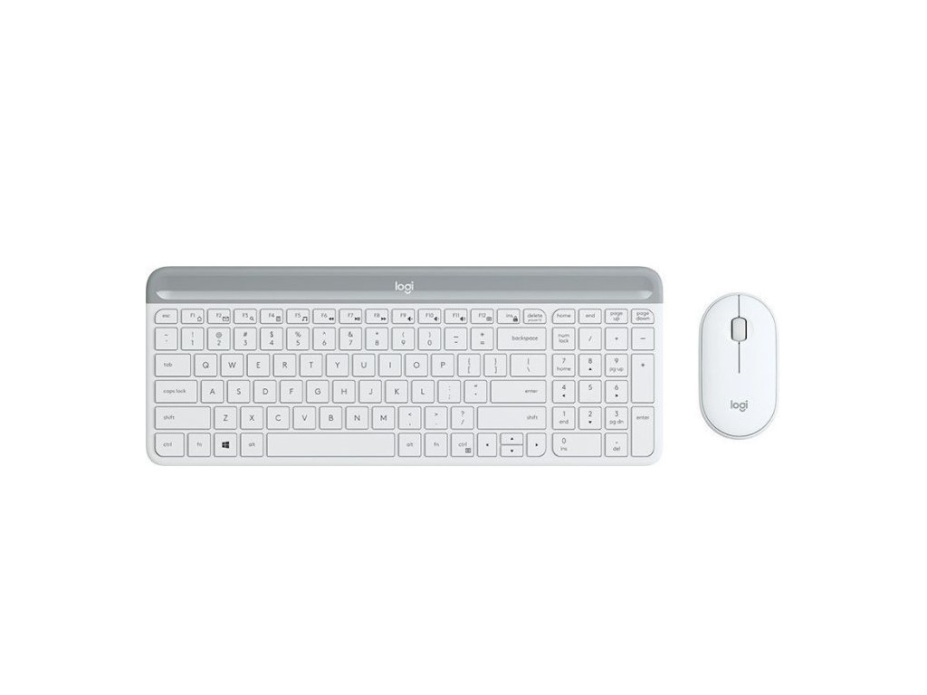 Комплект Logitech Slim Wireless Keyboard and Mouse Combo MK470 - OFFWHITE 4112.jpg