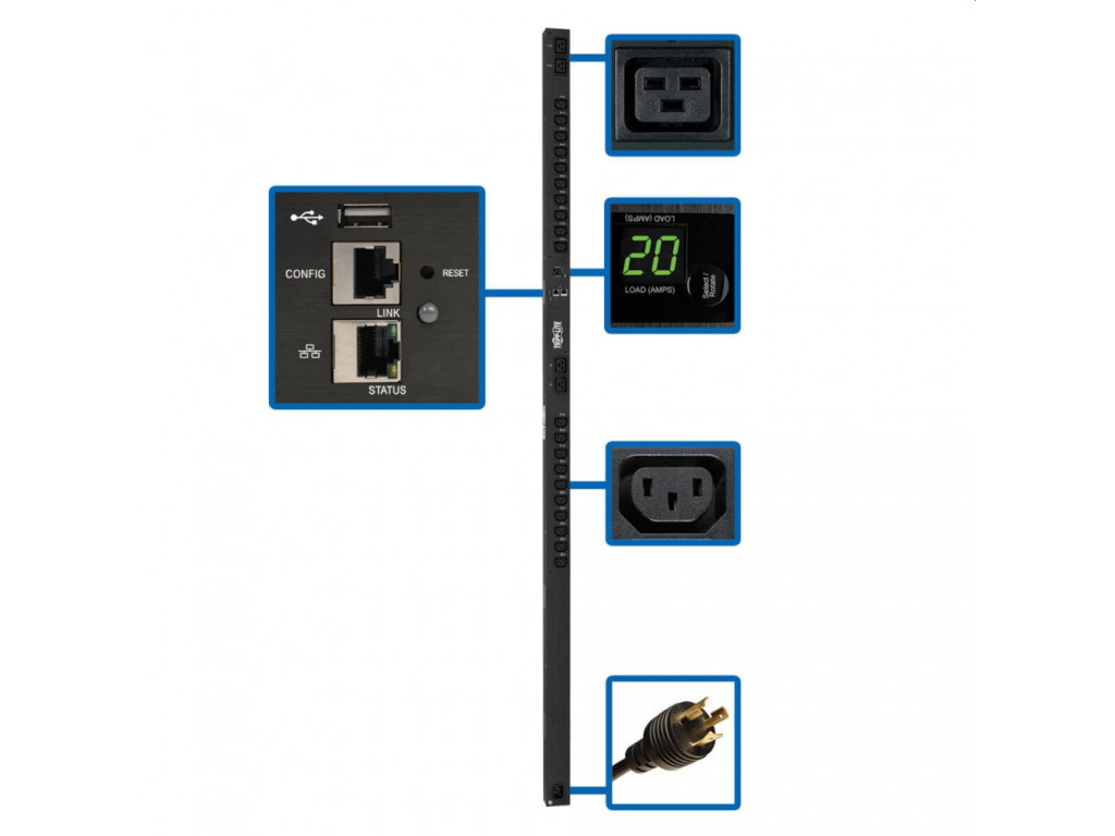 Филтър Tripp Lite by Eaton 3.7kW Single-Phase Switched PDU - LX Interface 24563.jpg