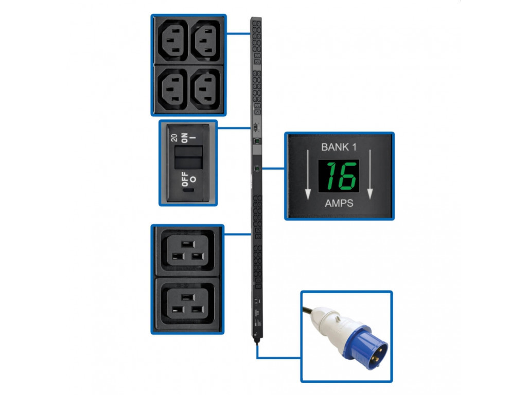 Филтър Tripp Lite by Eaton 7.7kW Single-Phase Local Metered PDU 24566_1.jpg