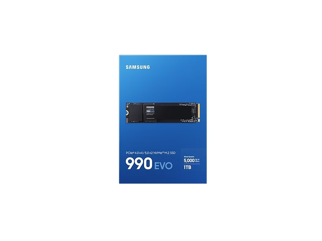 Твърд диск Samsung SSD 990 EVO 1TB PCIe 4.0 NVMe 2.0 M.2 V-NAND TLC 27236_4.jpg