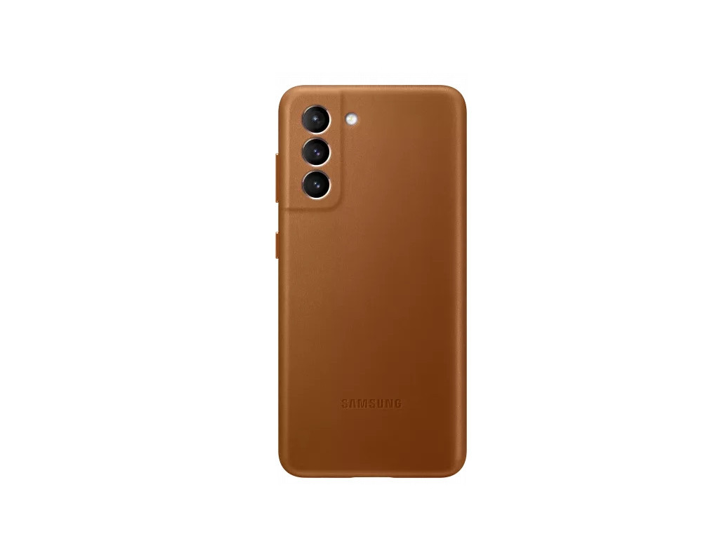 Калъф Samsung S21 Leather Cover Brown 2768.jpg