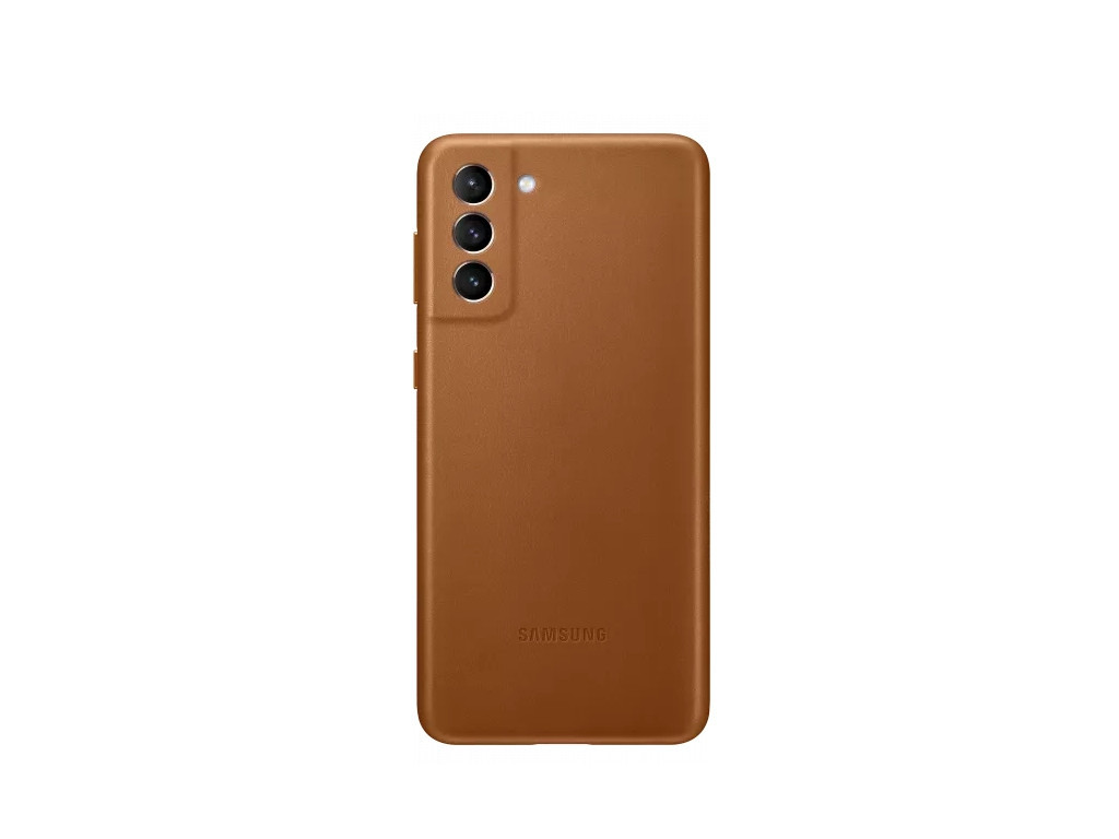 Калъф Samsung S21+ Leather Cover Brown 2777.jpg