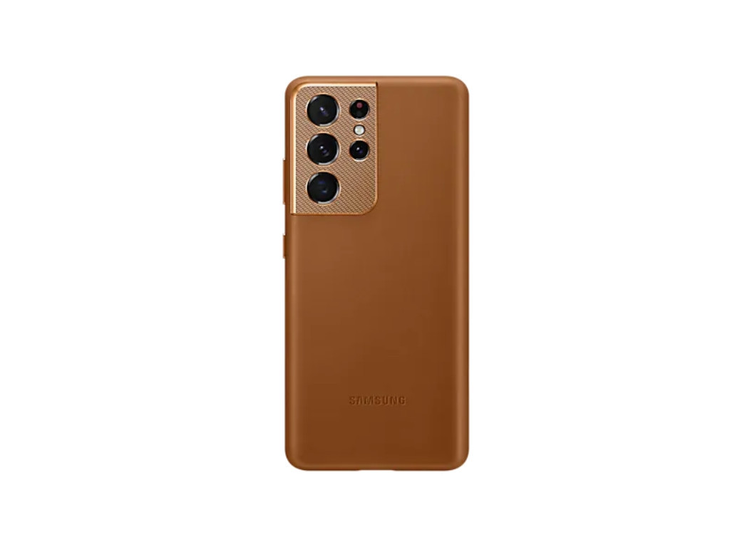 Калъф Samsung S21Ultra Leather Cover Brown 2799.jpg