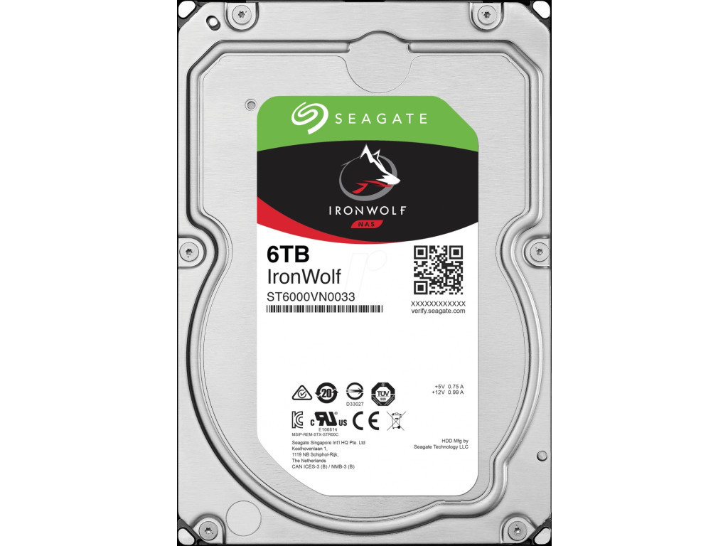 Твърд диск Seagate IronWolf 6TB NAS 7200 128MB Cache SATA 3.5" 15518.jpg