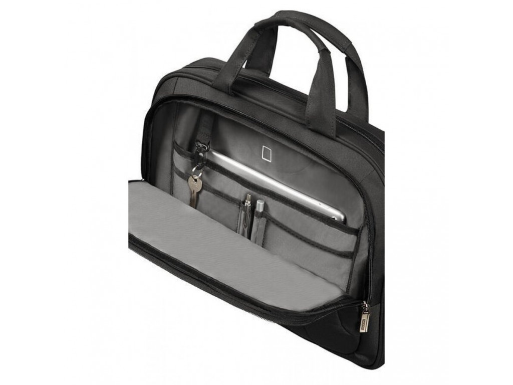 Чанта Samsonite At Work Laptop Bag 39.6cm/15.6" Black/Orange 10576_13.jpg