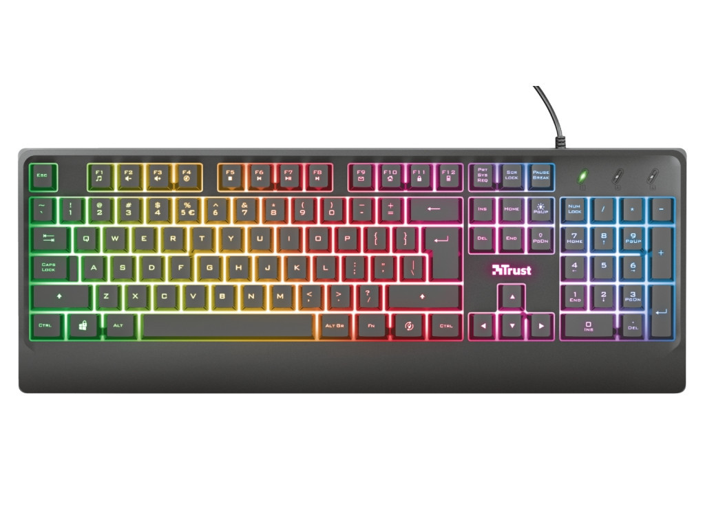 Клавиатура TRUST Ziva Gaming LED Keyboard US 16861.jpg