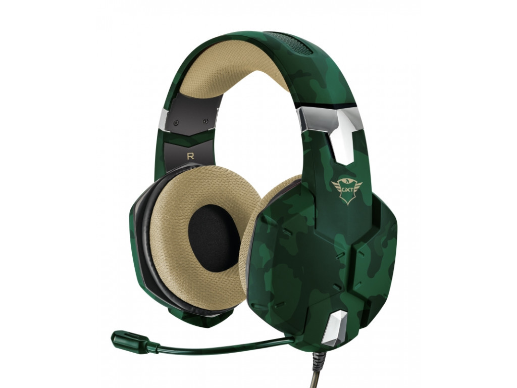 Слушалки TRUST GXT 322C Gaming Headset - green camouflage 16905.jpg