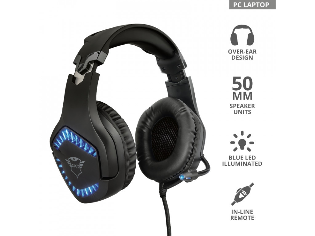 Слушалки TRUST GXT 460 Varzz Headset 16921_1.jpg