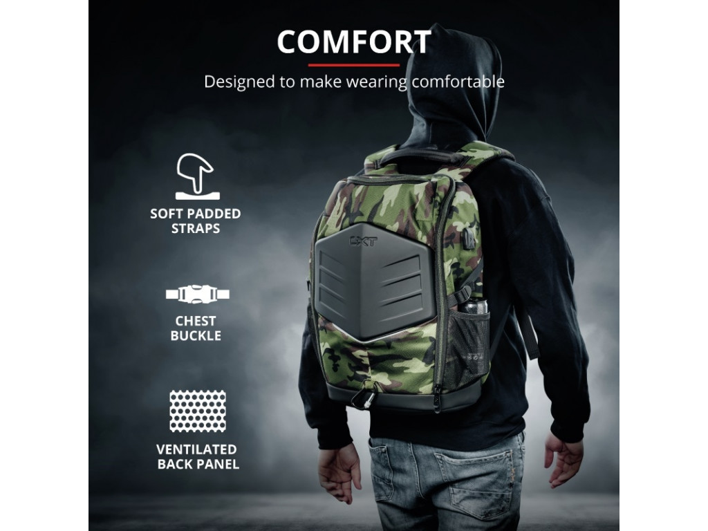 Раница TRUST GXT 1255 Outlaw 15.6" Gaming Backpack - camo 16942_14.jpg