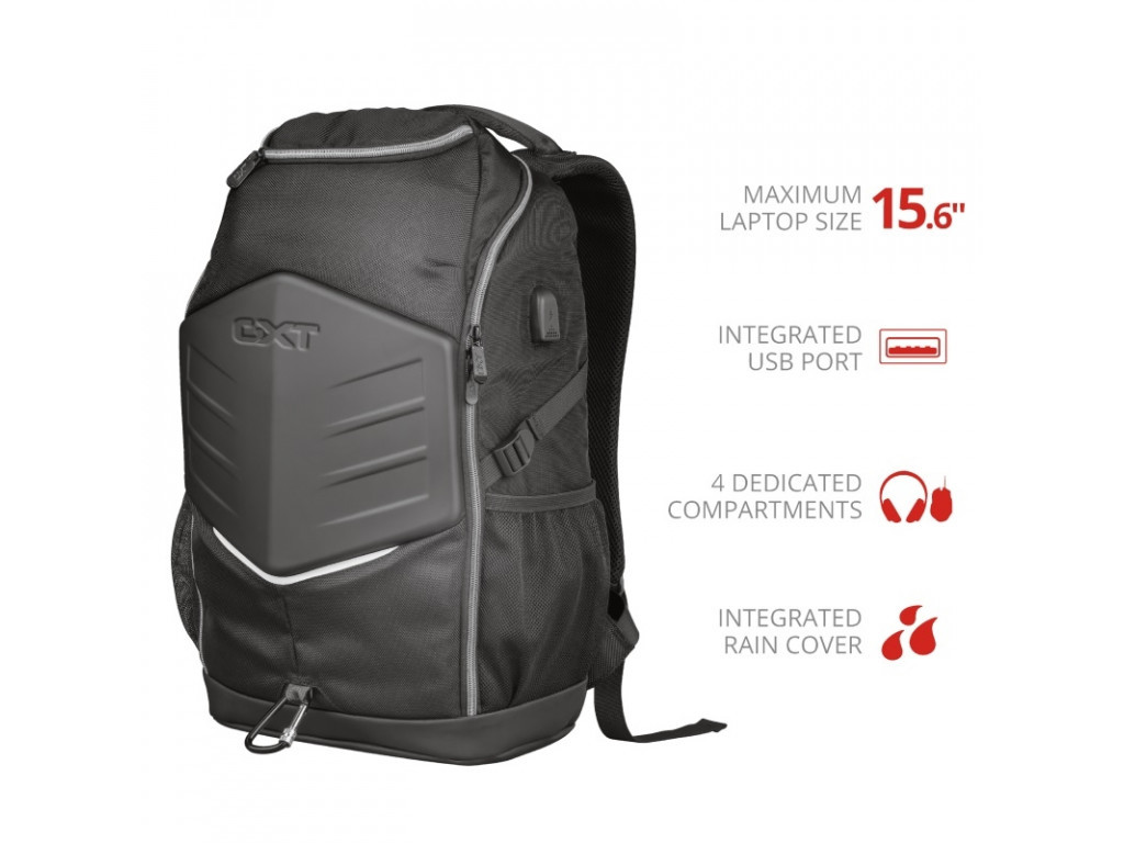 Раница TRUST GXT 1255 Outlaw 15.6'' Gaming Backpack- black 16943_17.jpg