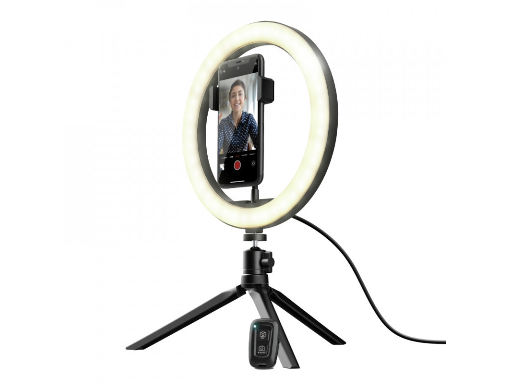 Ринг лампа TRUST Maku Ring Light Vlogging Kit 18645_12.jpg