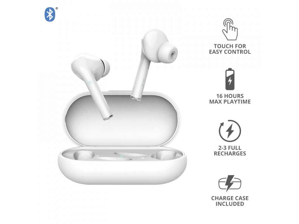 Слушалки TRUST Nika Touch Bluetooth Earphones White 22743_10.jpg