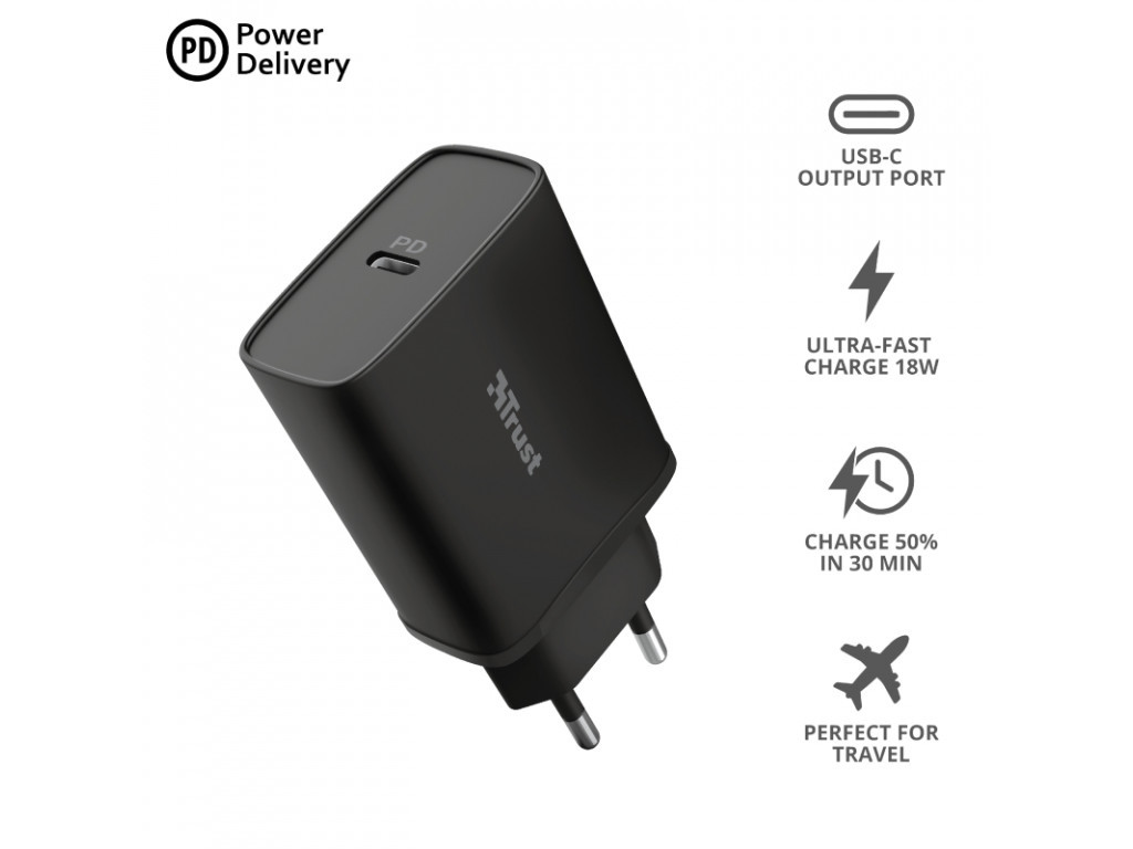 Зарядно устройство TRUST Qmax 18W Ultra-Fast USB-C Charger with PD 2831_19.jpg