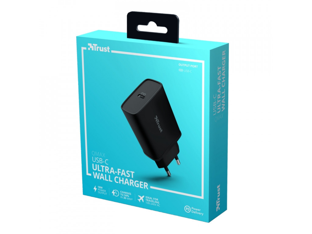 Зарядно устройство TRUST Qmax 18W Ultra-Fast USB-C Charger with PD 2831_35.jpg