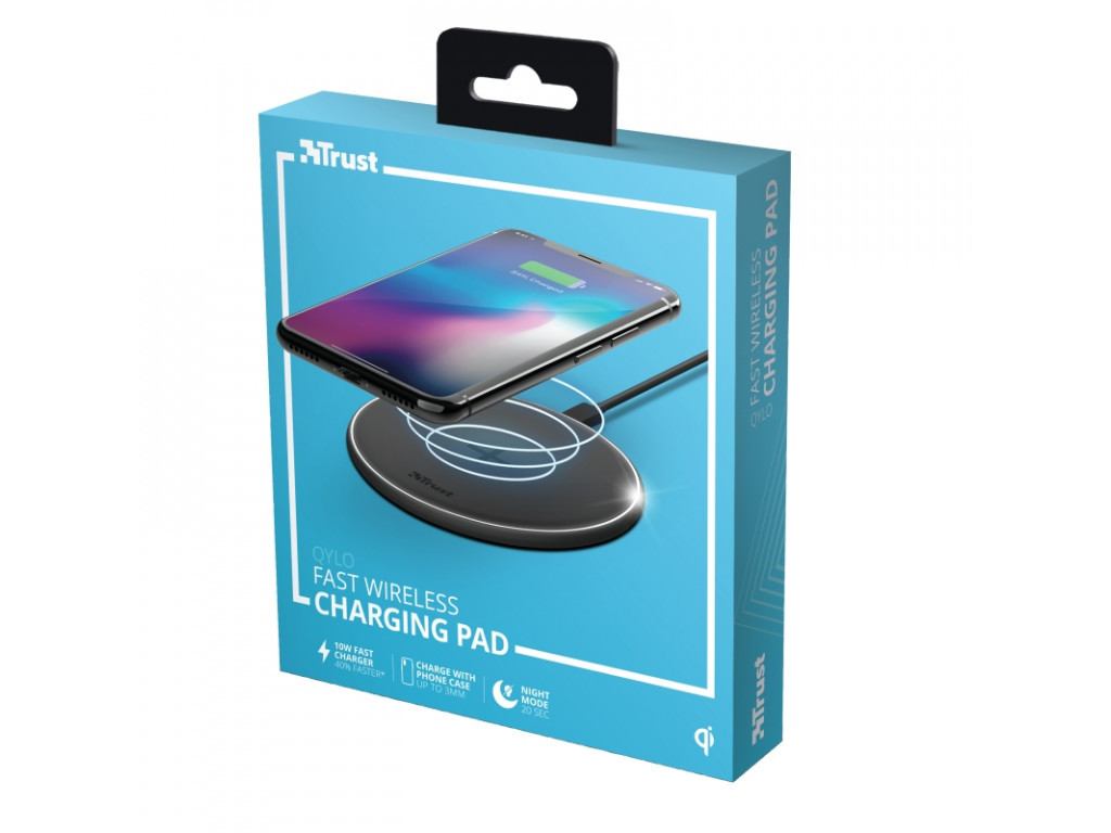 Зарядно устройство TRUST Qylo Fast Wireless Charging Pad Black 2838_15.jpg