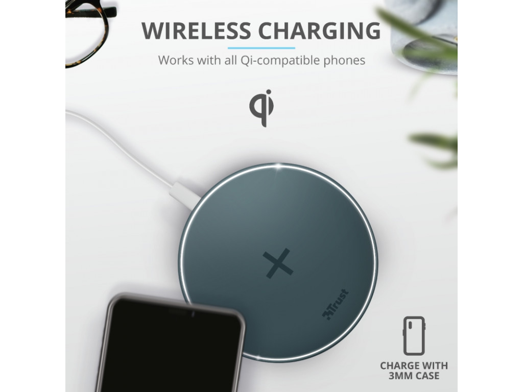 Зарядно устройство TRUST Qylo Fast Wireless Charging Pad Blue 2839_13.jpg