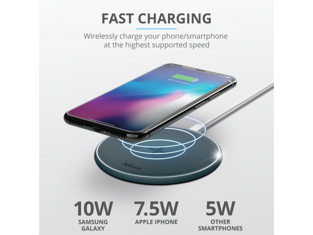 Зарядно устройство TRUST Qylo Fast Wireless Charging Pad Blue 2839_14.jpg