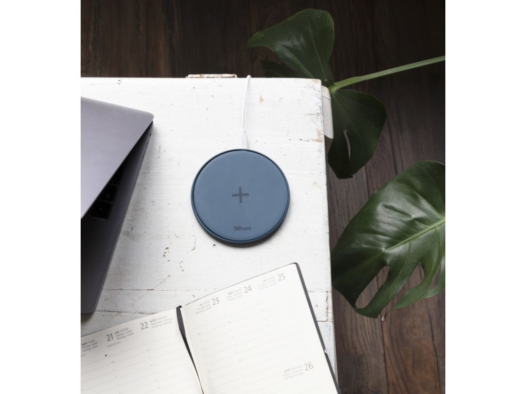 Зарядно устройство TRUST Qylo Fast Wireless Charging Pad Blue 2839_8.jpg