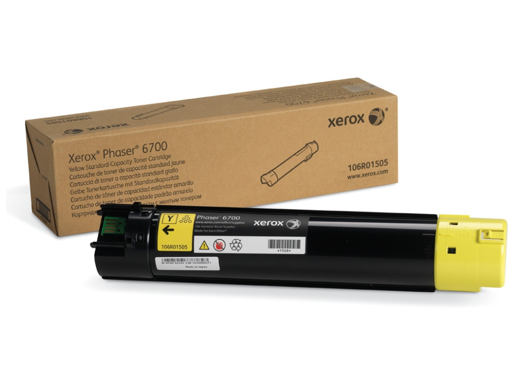 Консуматив Xerox Phaser 6700 Yellow Standard Toner Cartridge 13841.jpg